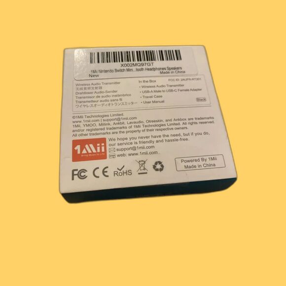 NIB FOUR x1Mii MiiLink Wireless Bluetooth Audio Transmitter PS5-Nintendo Switch - Picture 7 of 10